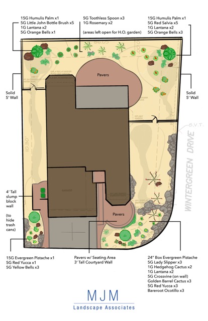 landscape design, custom design
